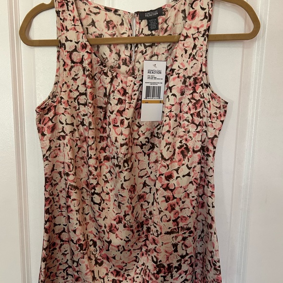 Kenneth Cole Reaction Ladies Woven Tank  Size S - Picture 1 of 7